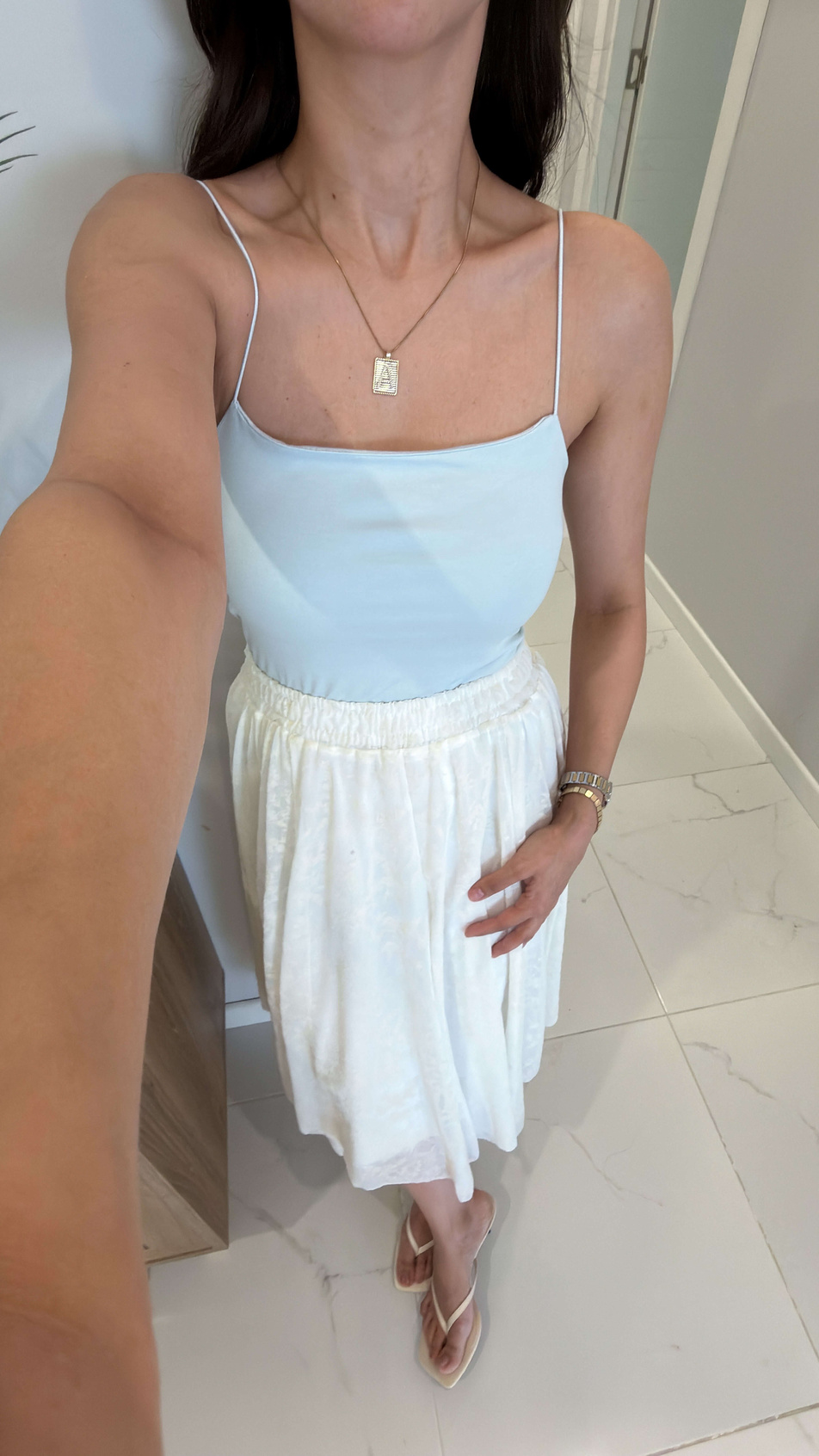 Dowe Bebe Mavi Basic İp Askılı Atlet