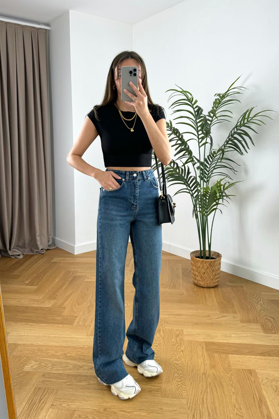 ZR Enly Lacivert Straight Jean