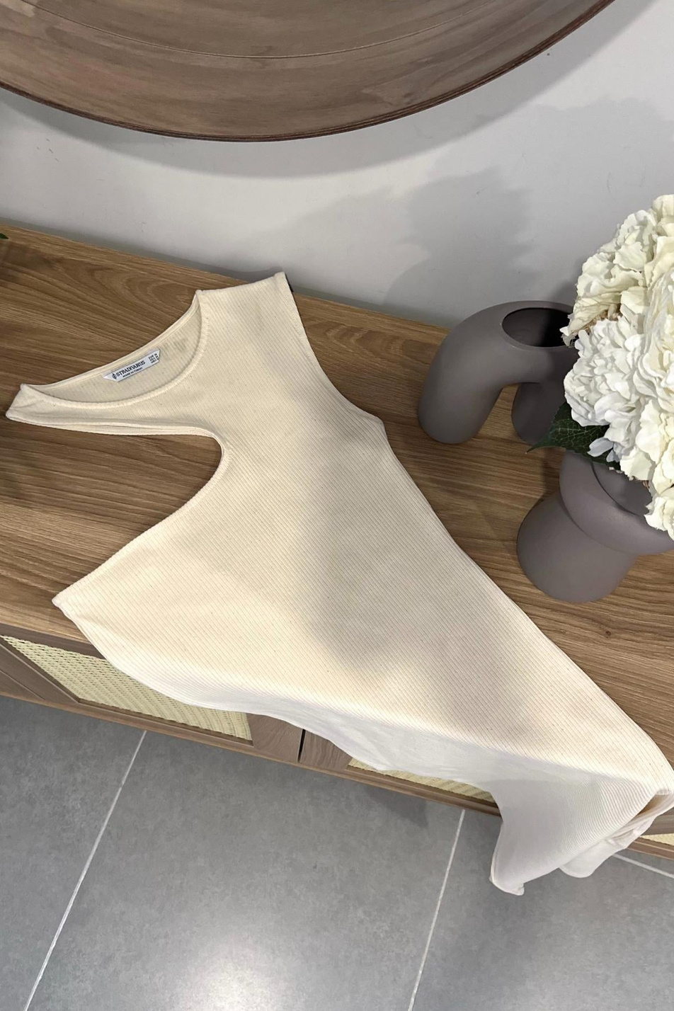 Str Taş Fitilli Pencere Detaylı Elbise