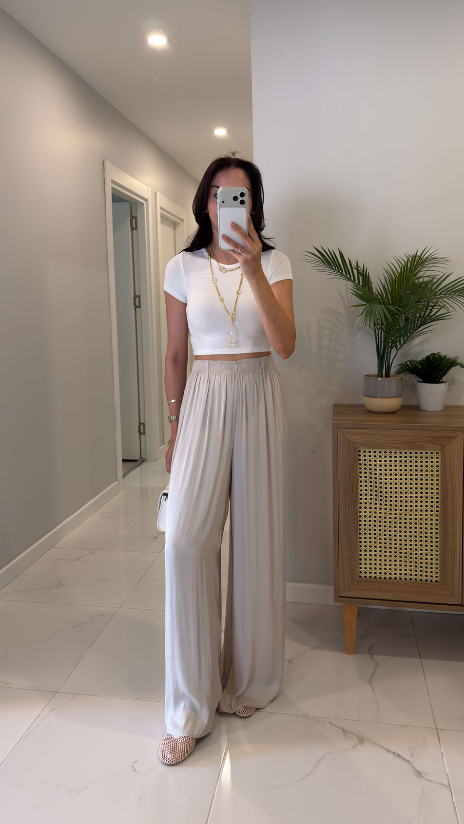 Gardenya Taş Beli Lastikli Dökümlü Pantolon