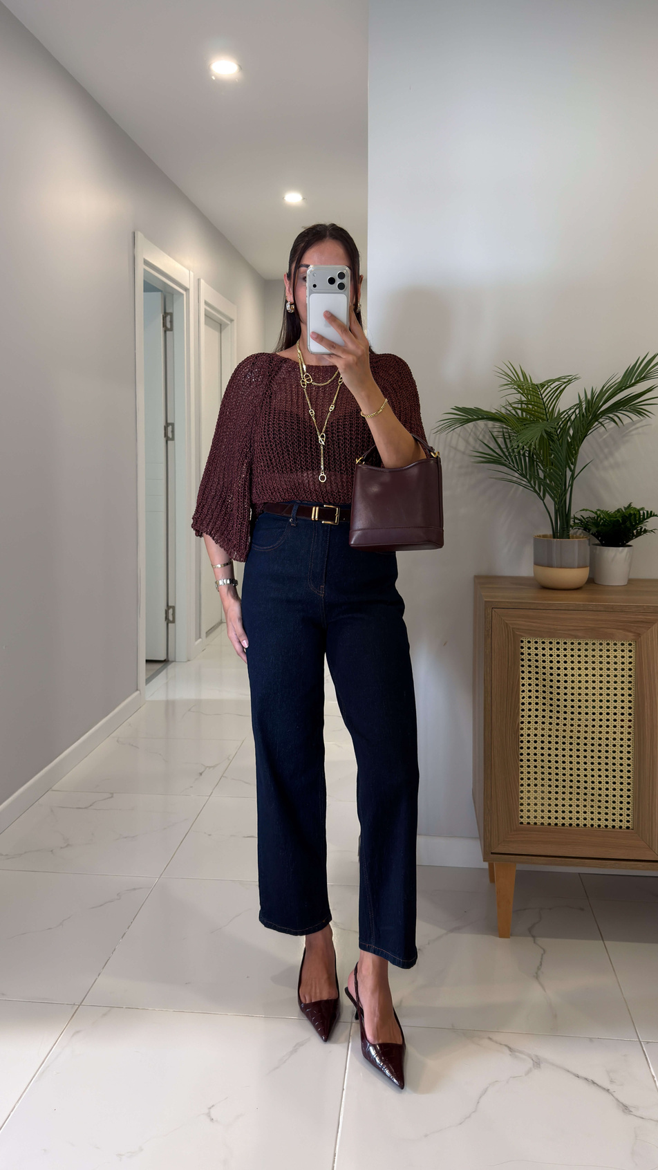 Golte Dark Blue Kemerli Jean