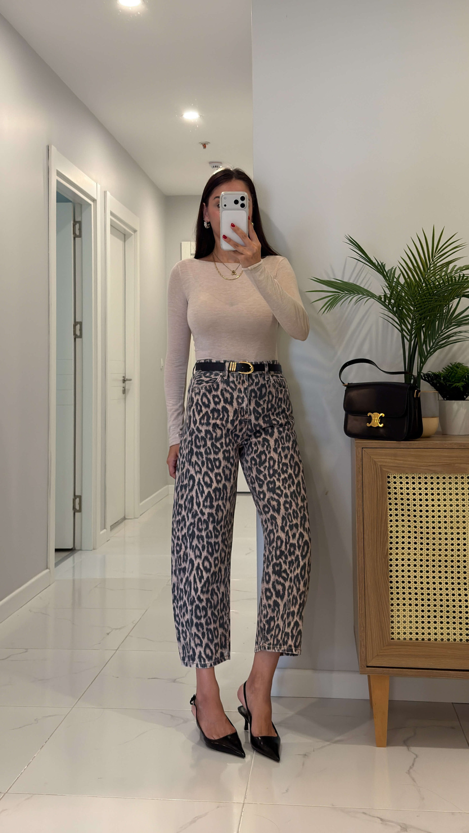 Josef Leopar Desenli Barrel Jean