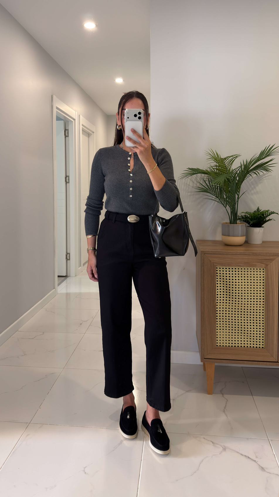 Sadrol Siyah Barrel Jean
