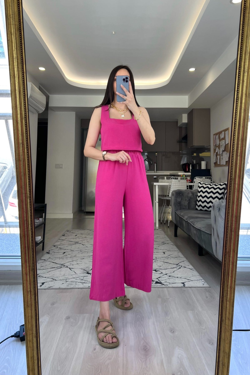 Pembe Keten İkili Takım