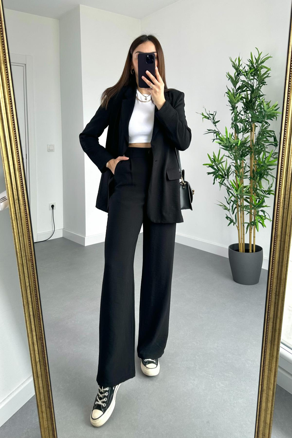 ZR Siyah Blazer Pantolon İkili Takım