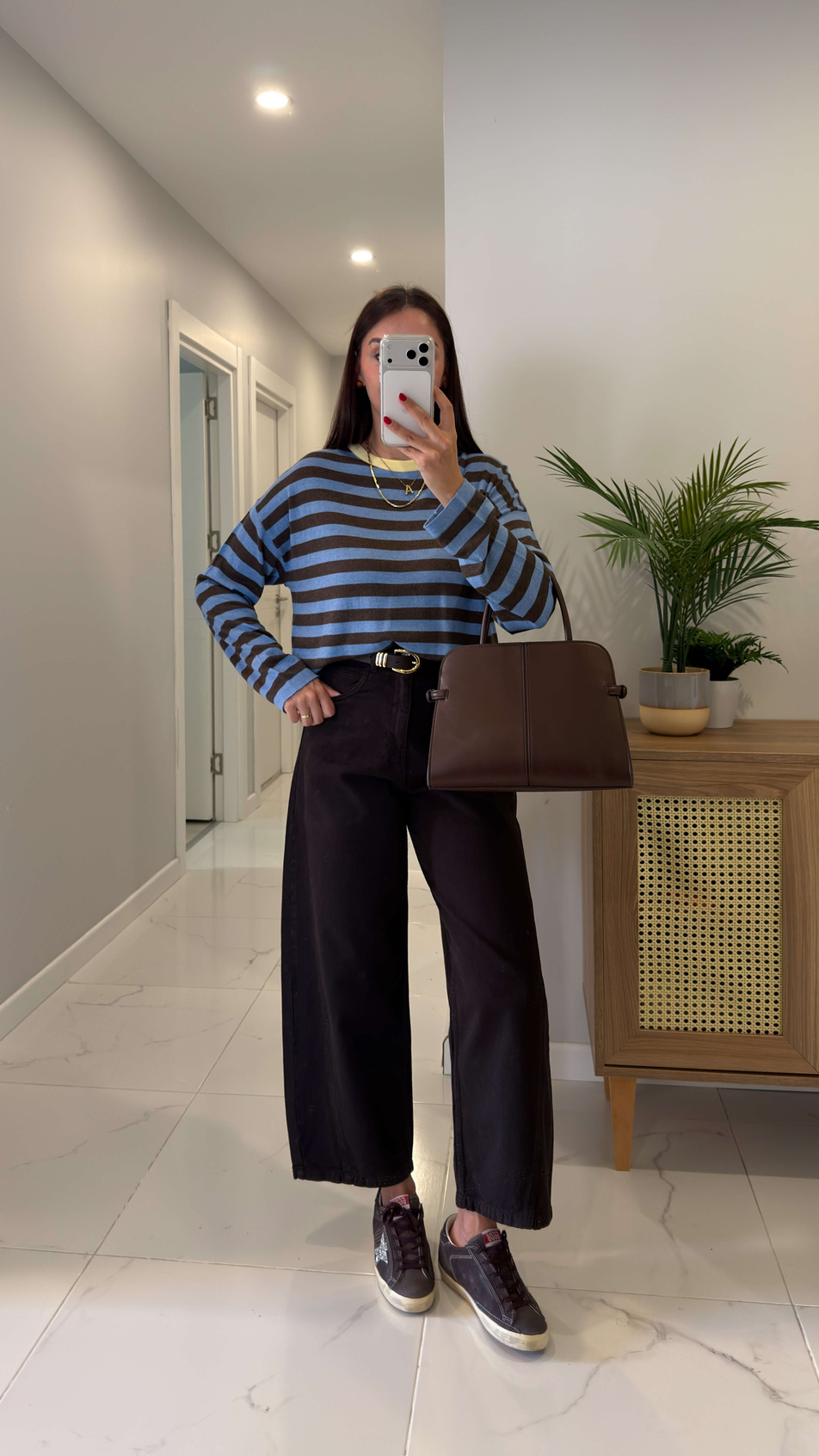 Widoste Acı Kahve Barrel Jean