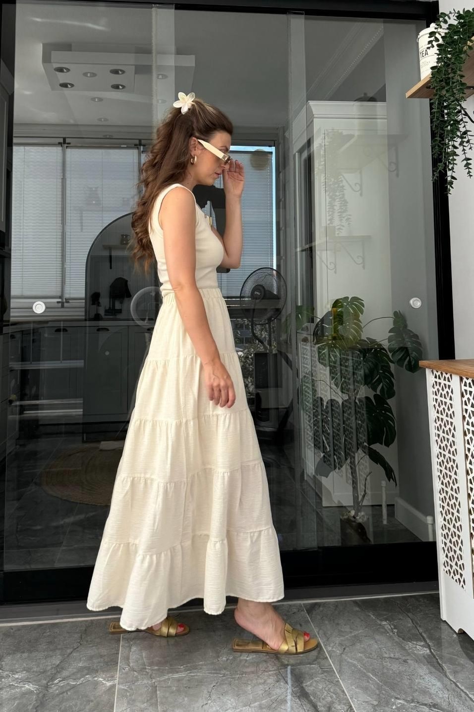BodyMarka Model V Plakalı Body Ekru