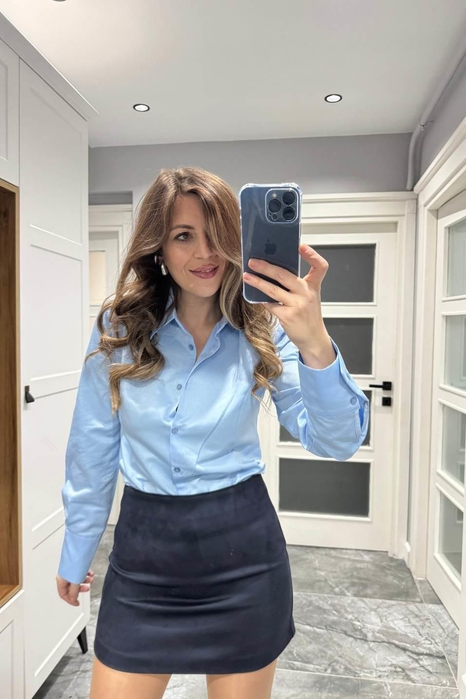EtekSüet Etek Lacivert