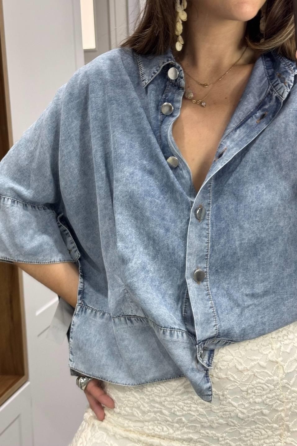 GömlekDenim Breeze Gömlek Mavi