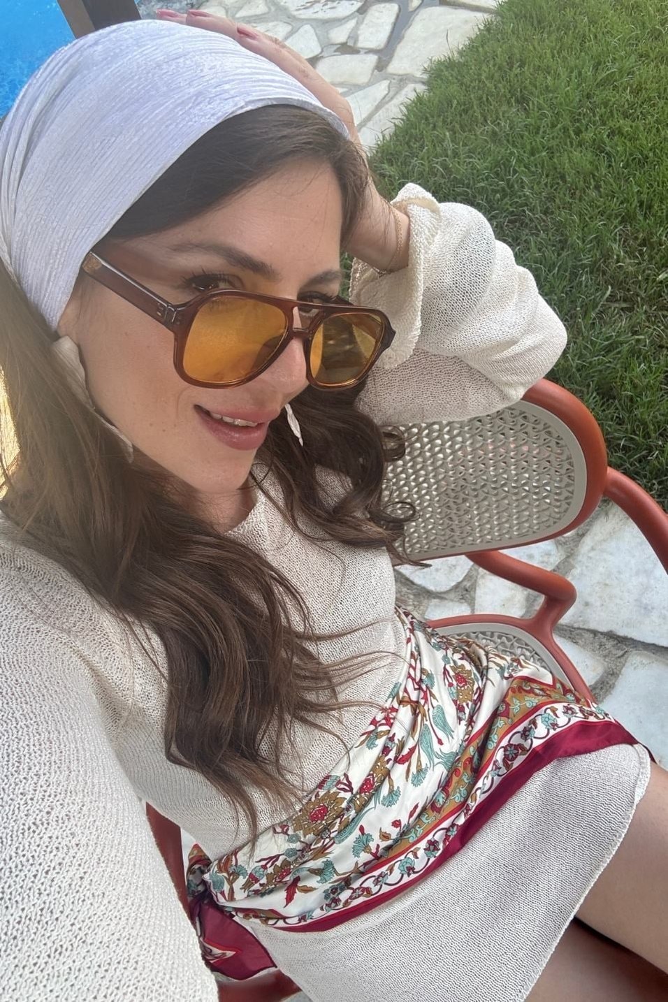 Günlük ElbiseBeach Knit Mini Elbise Ekru