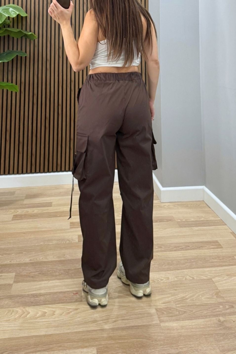 PantolonNova Multi Cep Kargo Pantolon Kahverengi