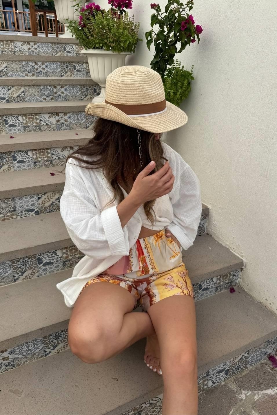 ŞortEtnik Desen Şort Multi Color