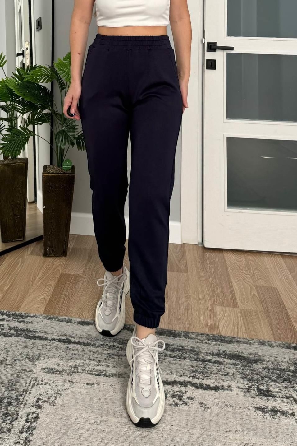 TakımFermuarlı Modal Takım Lacivert
