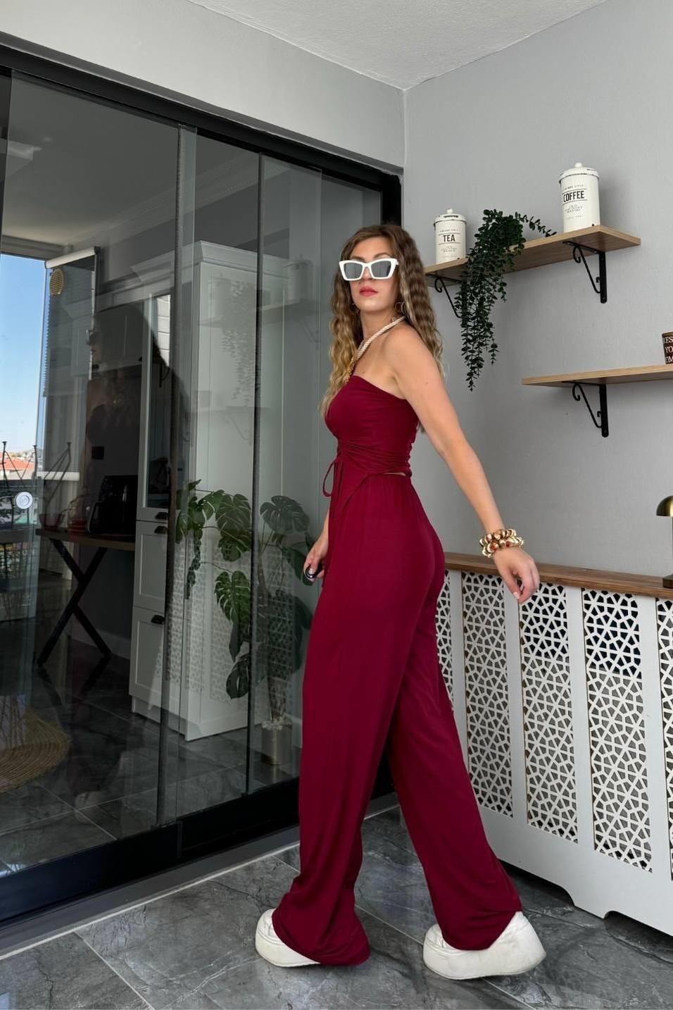 TakımMarka Model Straplez İkili Takım Bordo