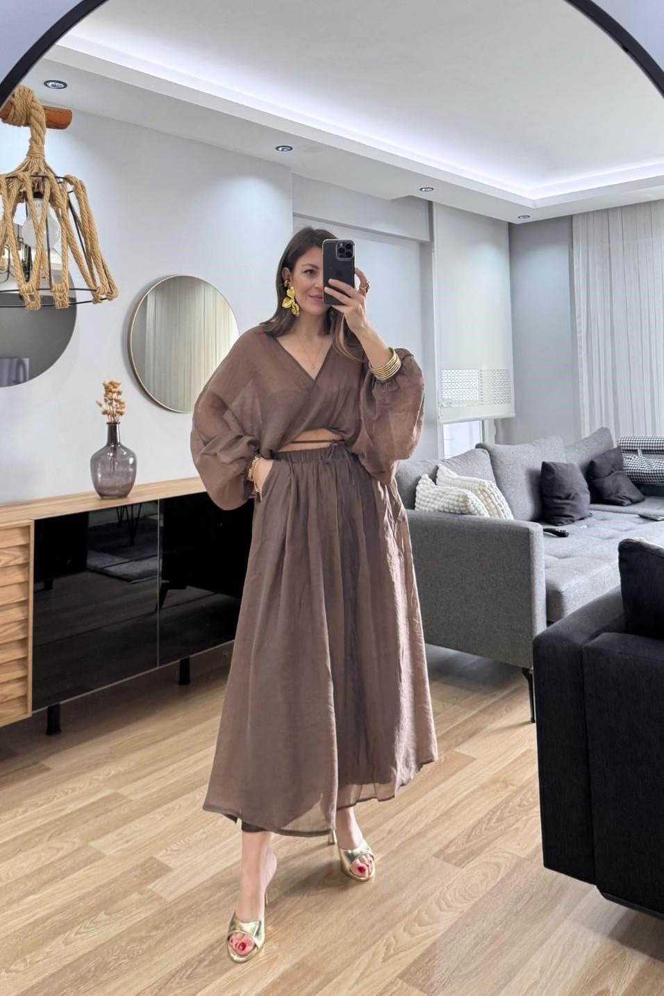 TakımMira Soft İkili Takım Kahverengi