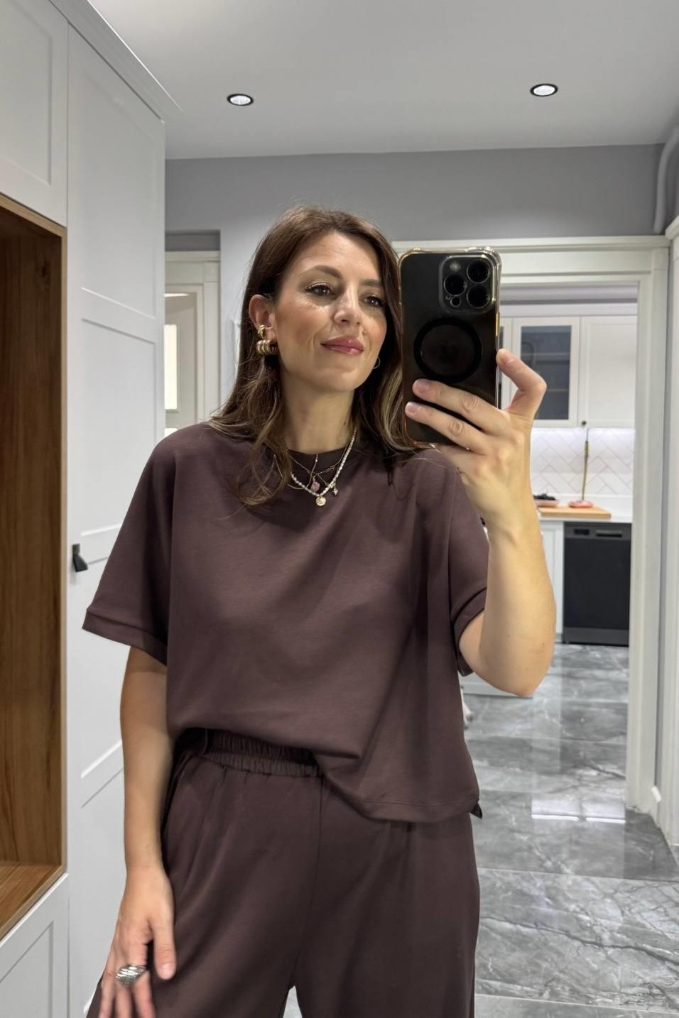 TakımSerenity Comfort İkili Takım Acı Kahve