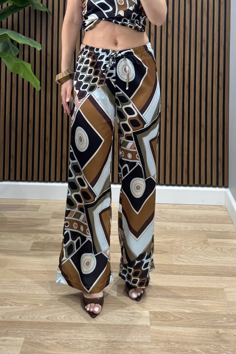 TakımVivelle Geometrik Desen İkili Takım Multi Color