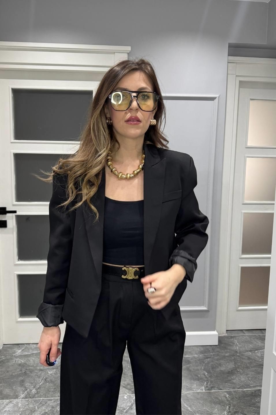 TakımViyana Ceket Pantolon İkili Takım Siyah