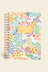 Botanical Spiralli Defter Çizgili Sarı 17x24 cm