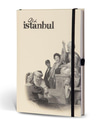 Eski İstanbul Cep Journal Çizgili Lastikli Şark KahvesiEski İstanbul Cep Journal Çizgili Lastikli Şark Ka