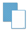Puantiyeli Kapak Mini Defter Çizgili Mavi 14x20 cm | LeColorPuantiyeli Mini Defter Çizgili Mavi 14x20 cm