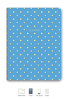 Puantiyeli Kapak Mini Defter Çizgili Mavi 14x20 cm | LeColorPuantiyeli Mini Defter Çizgili Mavi 14x20 cm