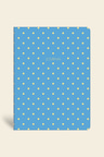Puantiyeli Kapak Mini Defter Çizgili Mavi 14x20 cm | LeColorPuantiyeli Mini Defter Çizgili Mavi 14x20 cm