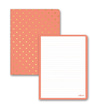 Puantiyeli Mini Defter Çizgili Mercan 14x20 cm | LeColorPuantiyeli Mini Defter Çizgili Mercan 14x20 cm