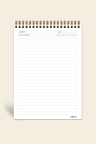 A5 Çizgili Beyaz Writing Pad Ofis Bloknot | LeColorWriting Pad Ofis Bloknot A5 Çizgili Beyaz