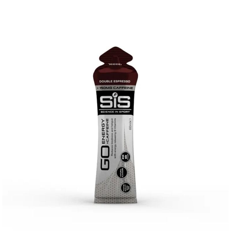 SiS GO Energy + Caffeine Double Espresso jel 60 ml — 150 mg kafein, 22 g karbonhidrat