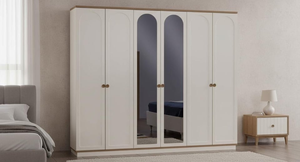 Dardason M280 Buse 6 Kapılı Gardırop