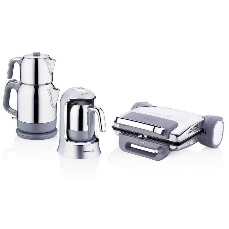 Korkmaz A1858 Inox 7 Parça Elektro Set