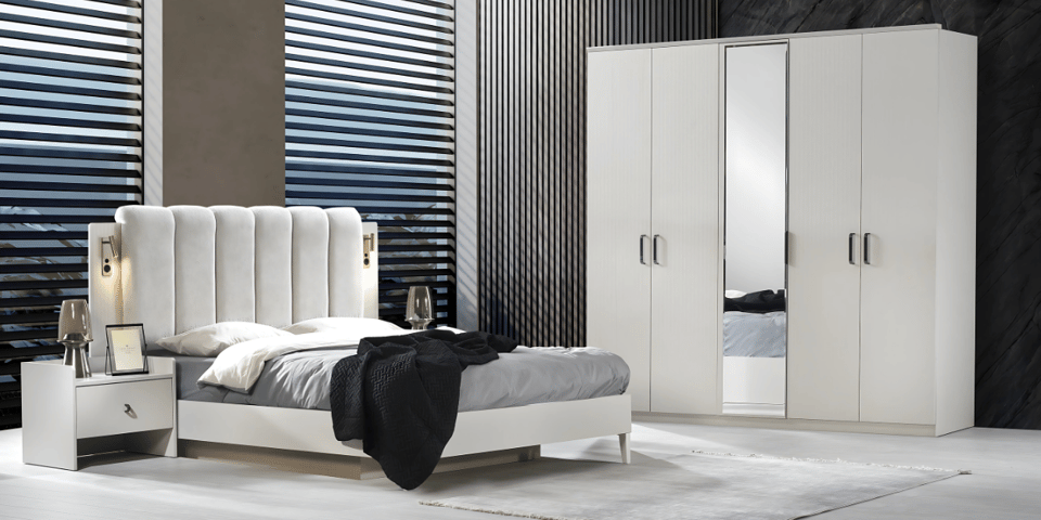 Rio 5 Kapılı Bazalı Yatak Odası Takımı
