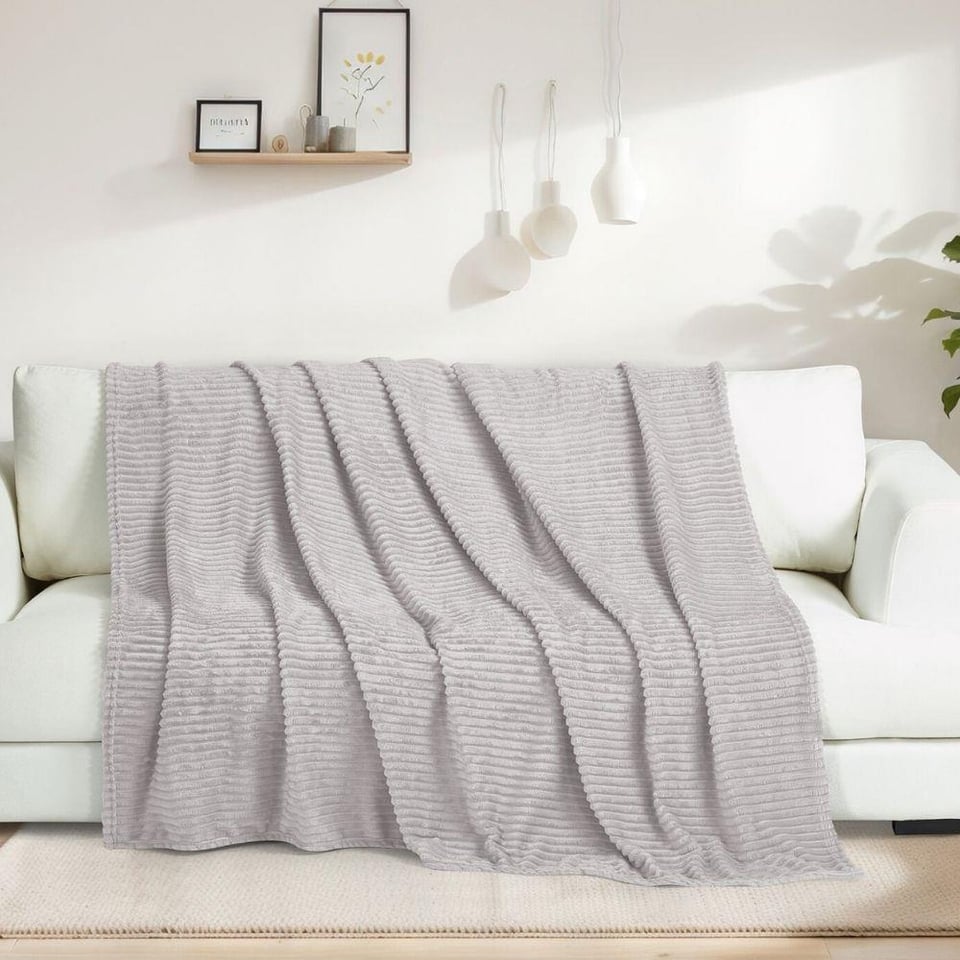 Daintyhome Serra Çok Amaçlı Örtü Gri