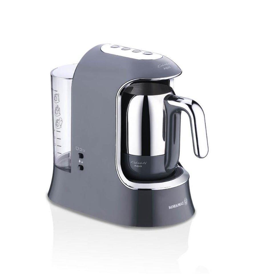 Korkmaz A862-08 Kahvekolik Aqua Kahve Makinesi Cosmica/Krom