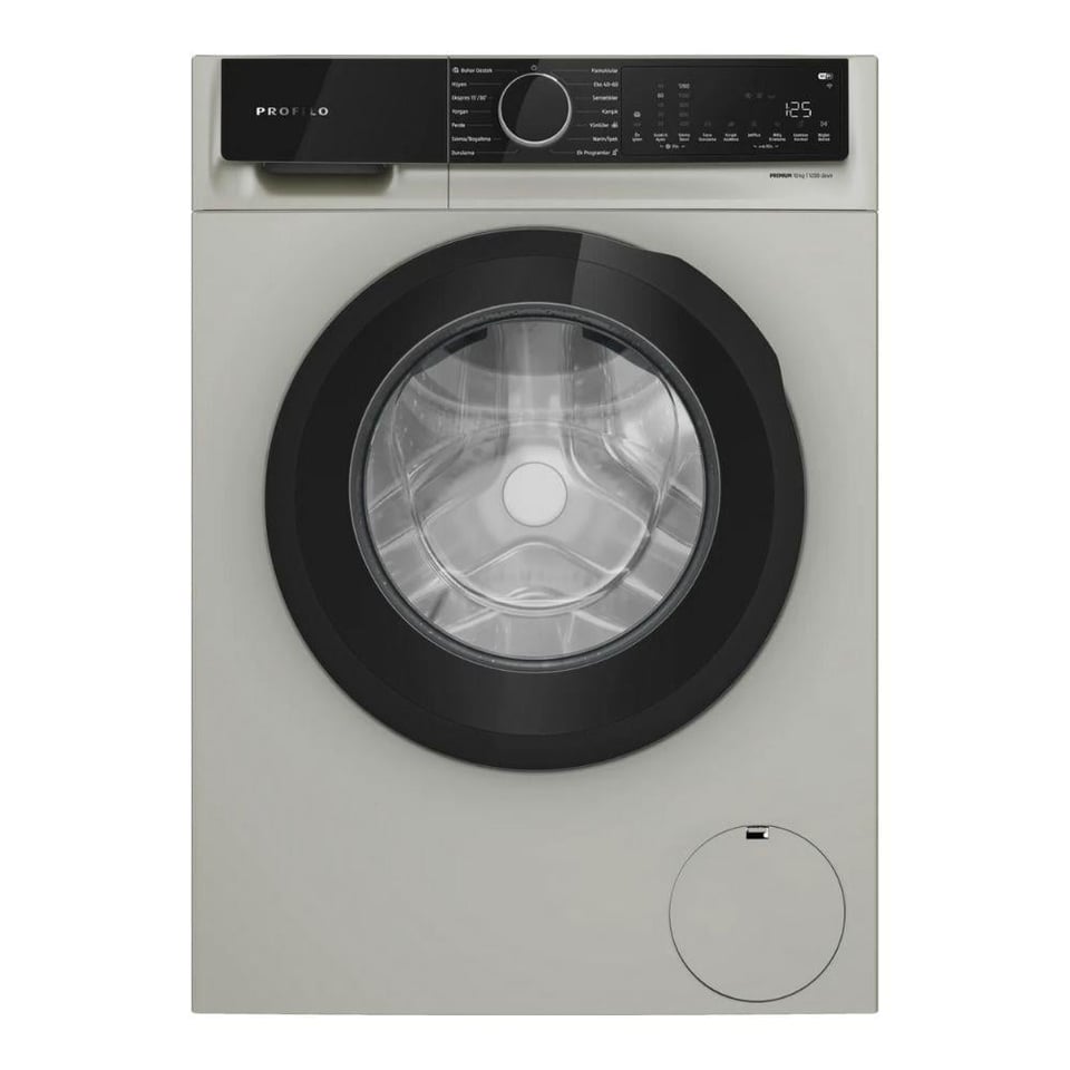 Profilo CGK252ZXTR İnox 10 kg 1200 Devir A Enerji Buhar destekli Leke Uzmanı Çamaşır Makinesi