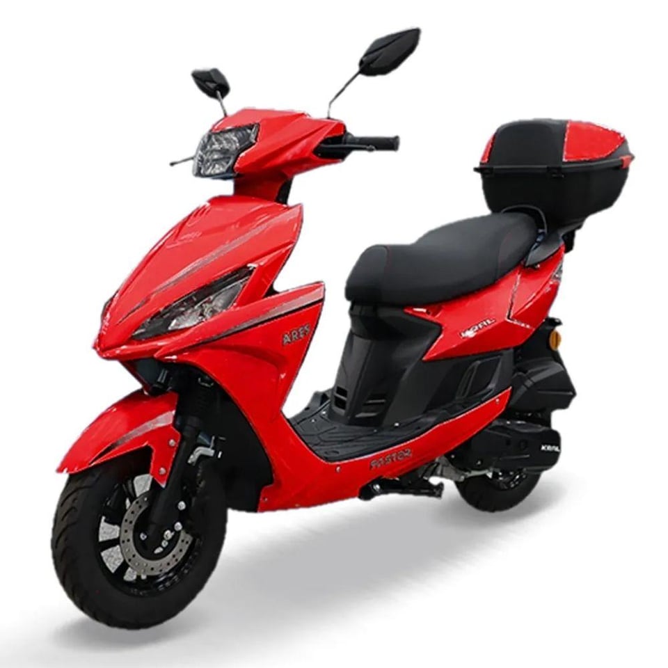 Kral Benzinli Ares 125 CC Scooter Kırmızı