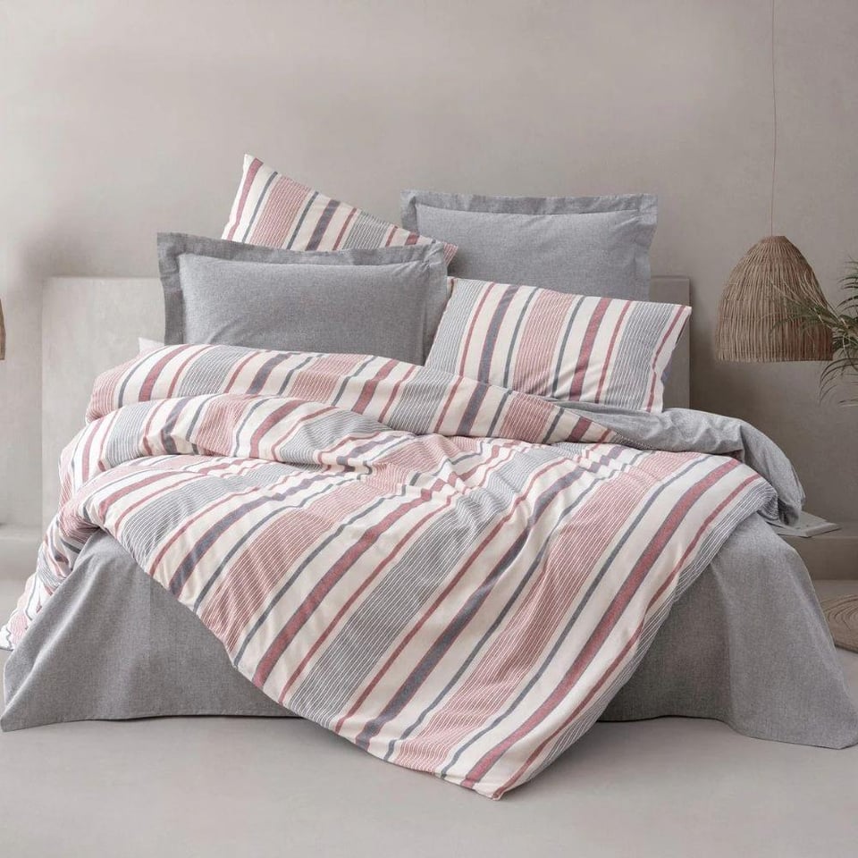 Cotton Box Natureforce İpliği Boyalı Tek Kişilik Nevresim Takımı Duo