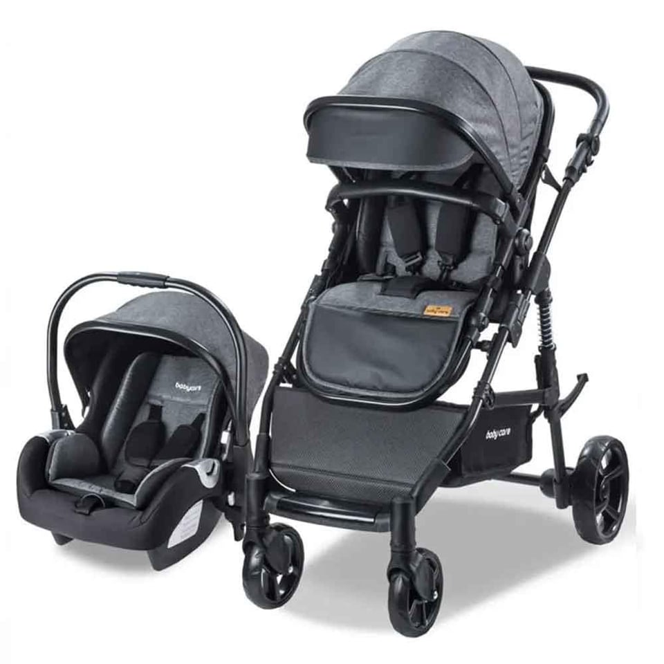BABY CARE BC-340 BORA AMORTİSÖRLÜ TRAVEL PUSET GRİ