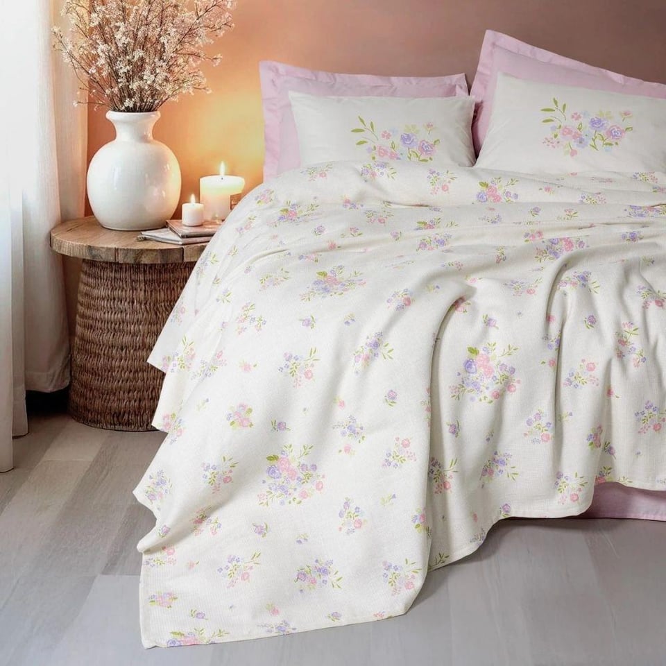 Cotton Box Pike Takımı Cb Estiva Petal Pembe Çift Kişilik