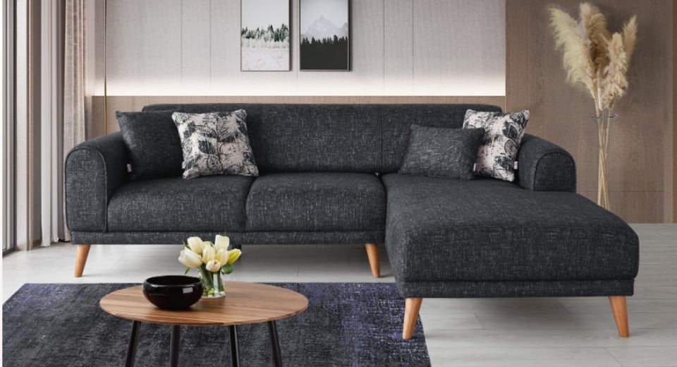 Stil Köşe Takimi Siyah