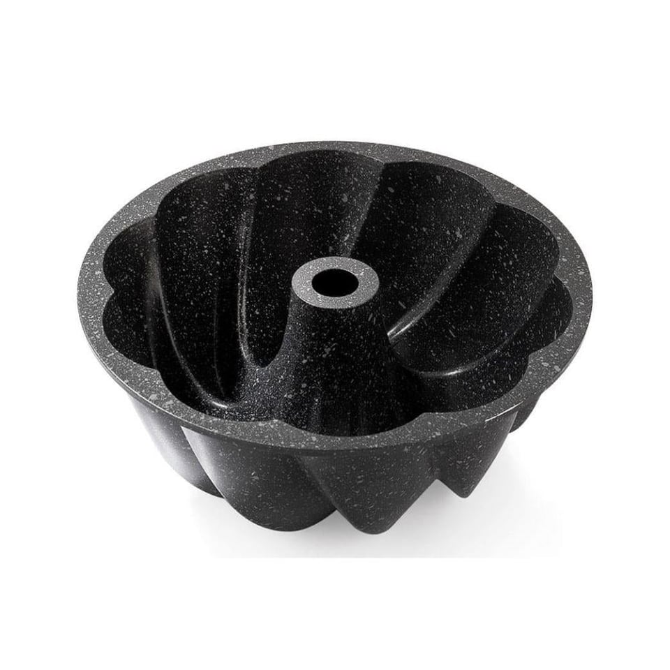 Schafer 1S0450-23001-SIY02 Black Stone Maya Döküm Kek Kalıbı 1 Parça-Siyah