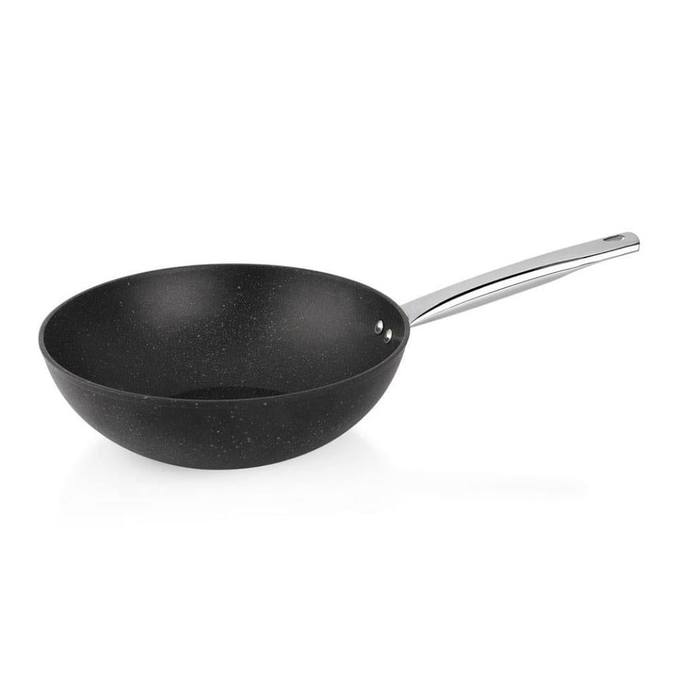 Schafer 1S0450-22004-SIY01 Black Stone Wok Tava 28 Cm-Siyah