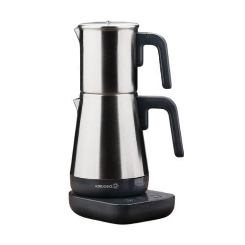 Korkmaz A850-01 Moderna Elektrikli Çaydanlık Gri/Satin