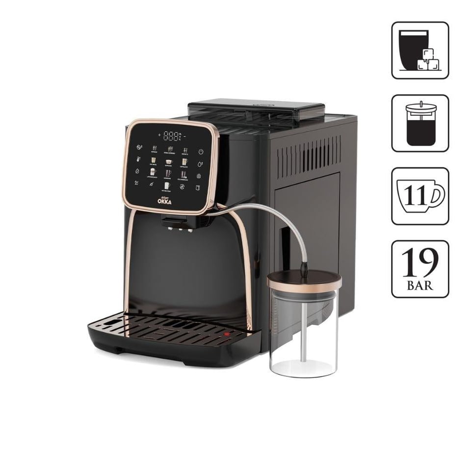 Arzum OK0028-04 Okka Espresso Pro M Tam Otomatik Espresso Makinesi-Bakır