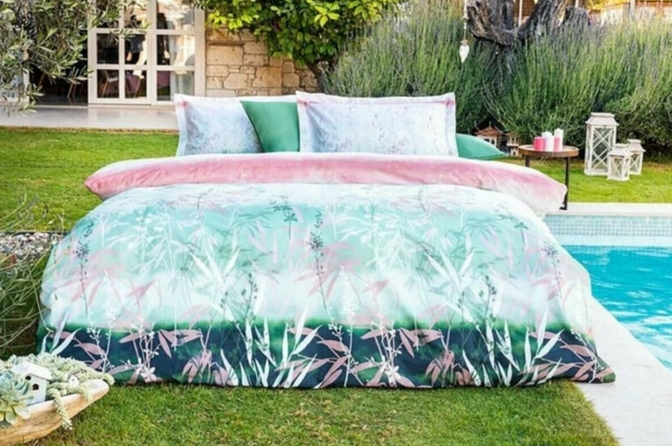 Özdilek Rf Reeds Yeşil Çift Kişilik  Nevresim Takımı 8697353533952