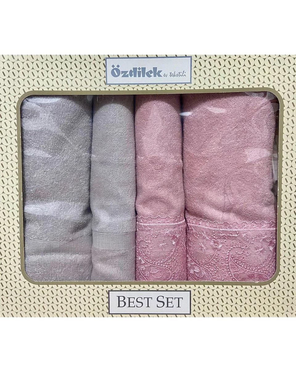 ÖZDİLEK FIDELYA A.GRI-PEMBE BEST SET 