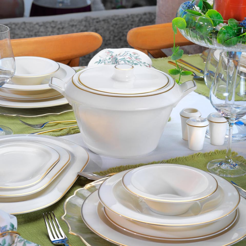 Schafer 1S9017 Tılsım Timeless Yemek Takımı 60 Parça (01001-GLD02)