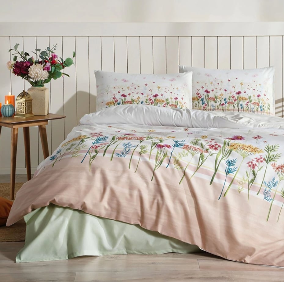 Özdilek Spring Garden Somon Tek Kişilik Nev Nevresim Takımı 