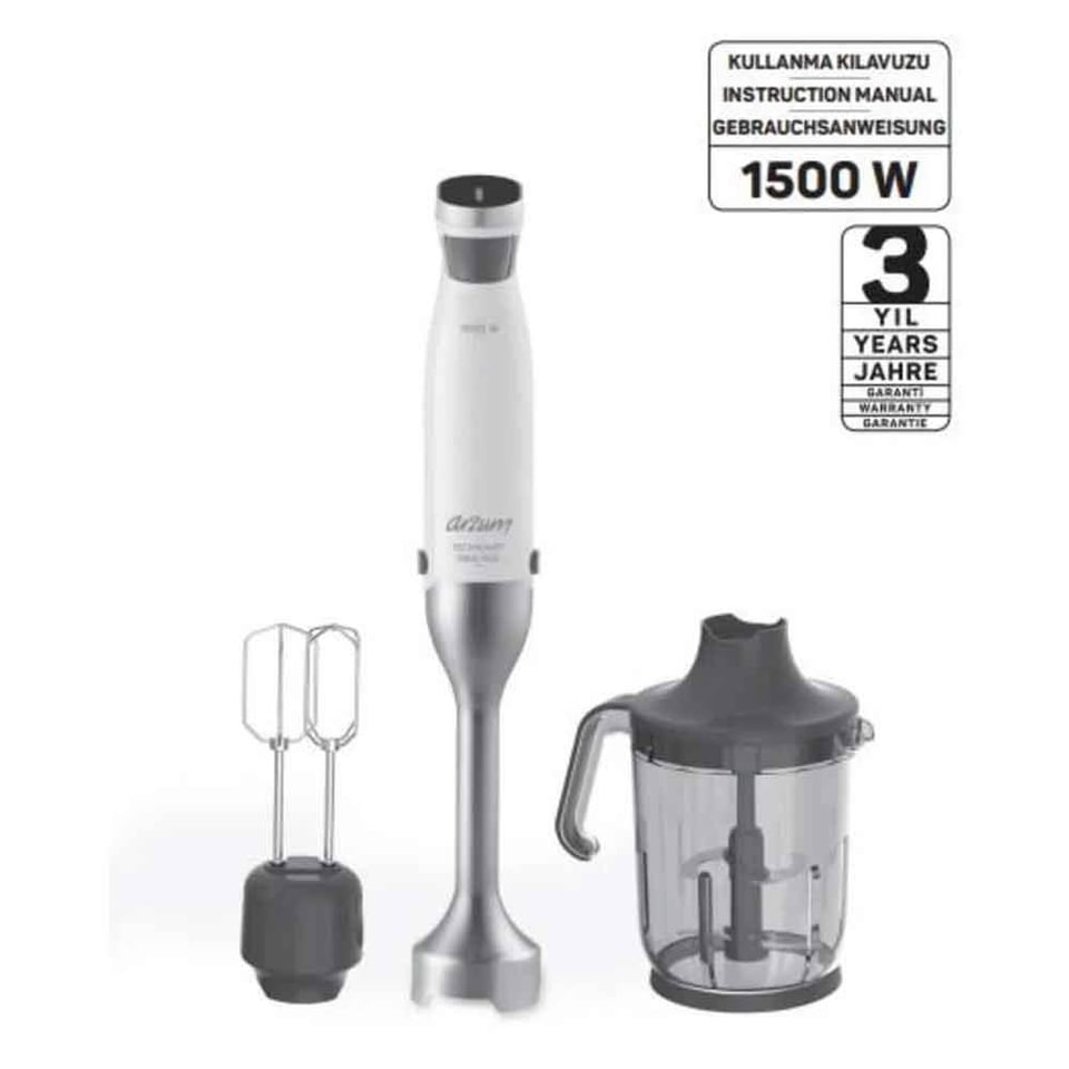 Arzum AR1114-B Technoart Maxi Neo El Blender-Beyaz
